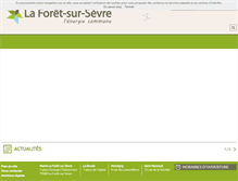 Tablet Screenshot of laforetsursevre.com